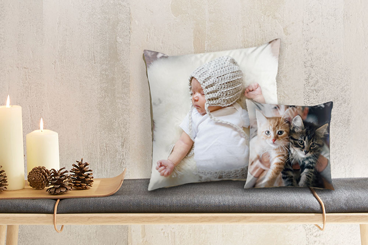 Personalised photo cushions