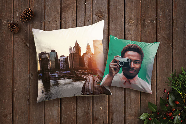 Personalised photo cushions
