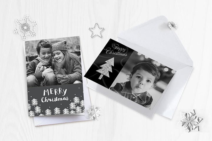 What are some tips for printing Christmas cards from Snapfish?