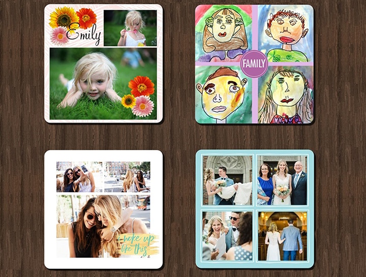 collage coasters