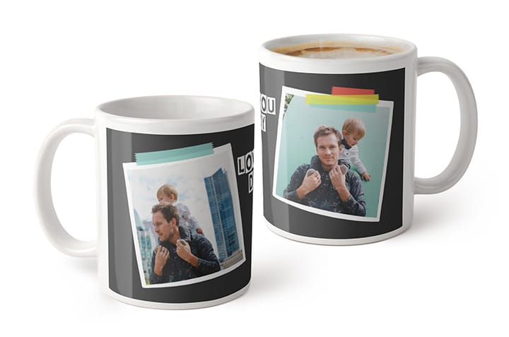 Collage photo mug 