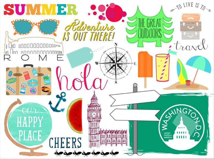 Travel embellishments 