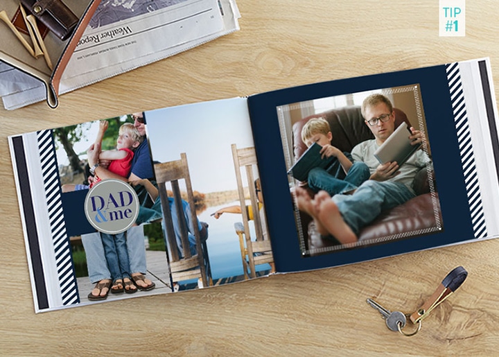 Father's Day photo book 