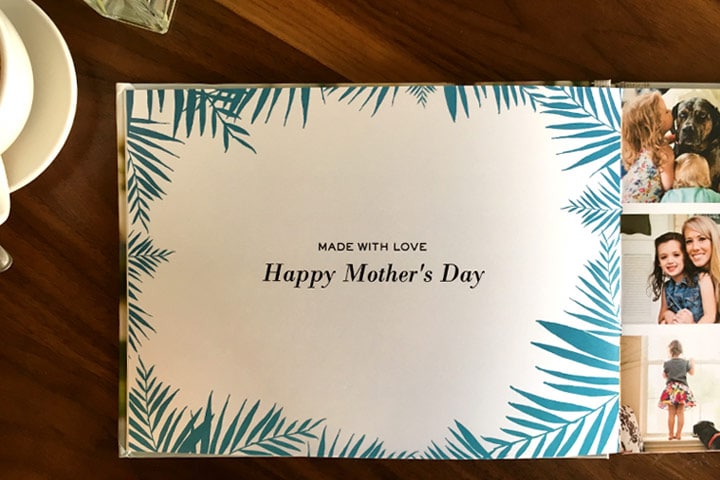 Mother's Day photo book 