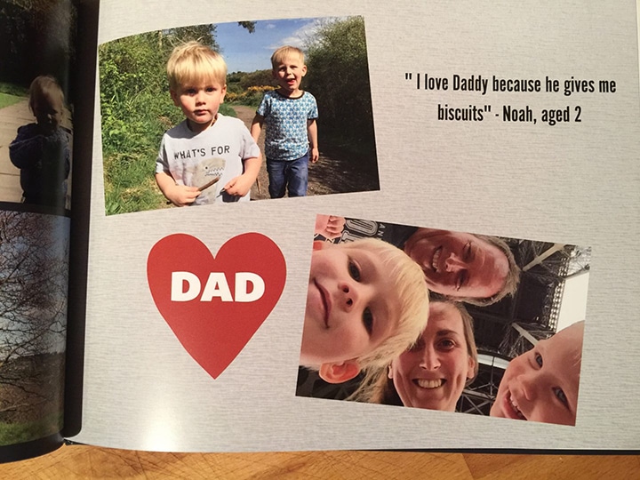 Personalised Father's Day Gifts - Photo Book 