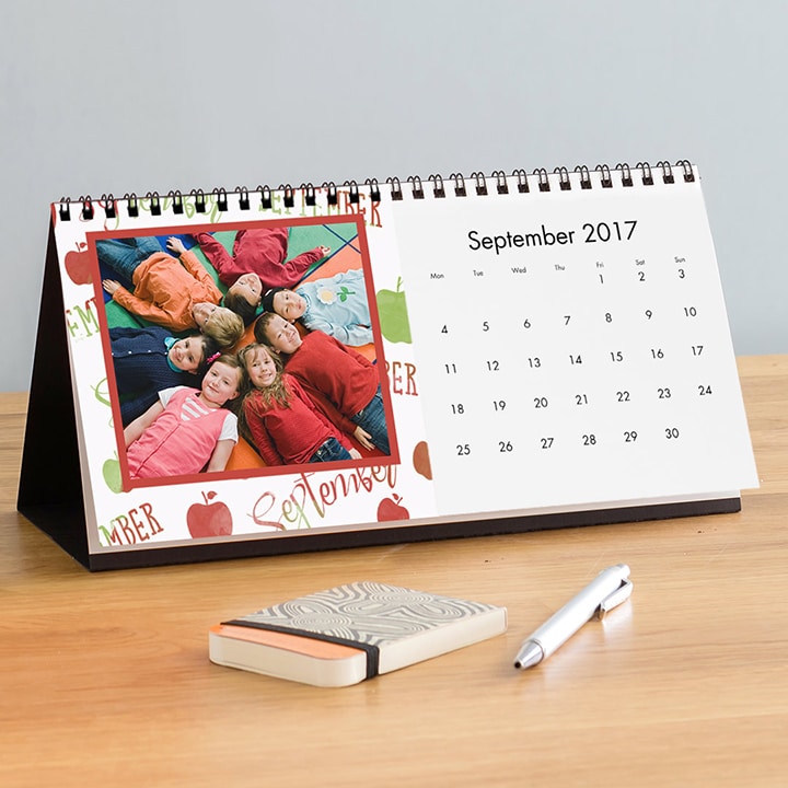 Last Minute Personalised Thank you Gifts for Teachers - Desk Calendar