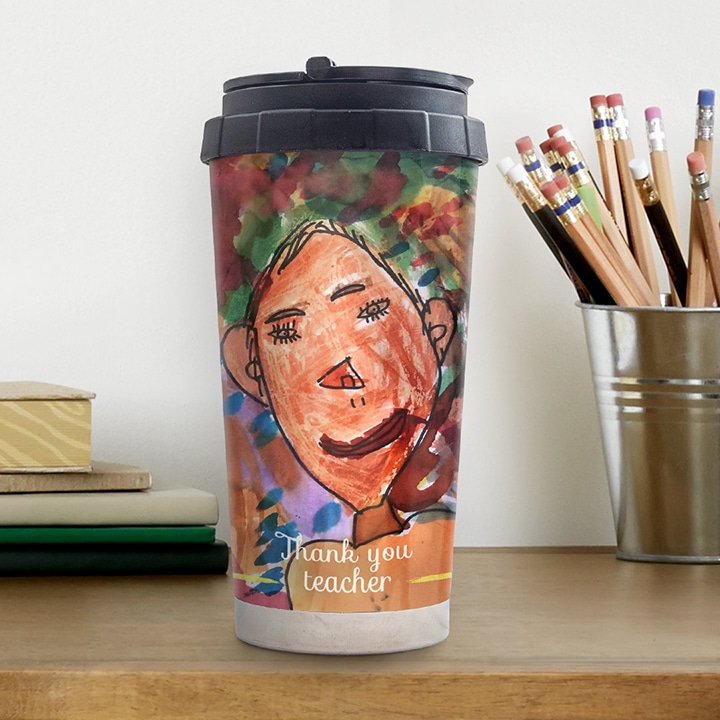 Last Minute Personalised Thank you Gifts for Teachers - Travel Mug 