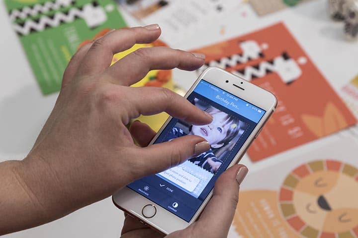 Party Prep with Personalised Invitations in the Snapfish App!