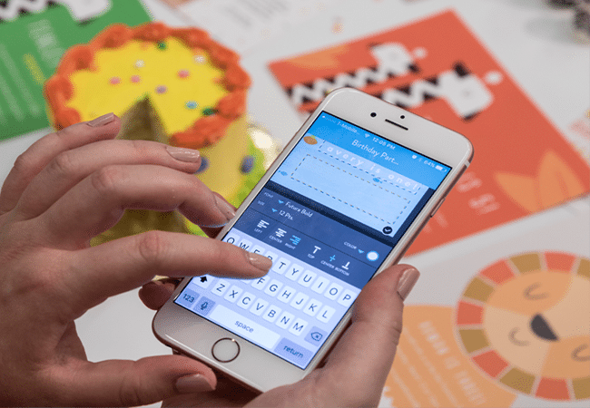 Party Prep with Personalised Invitations in the Snapfish App!