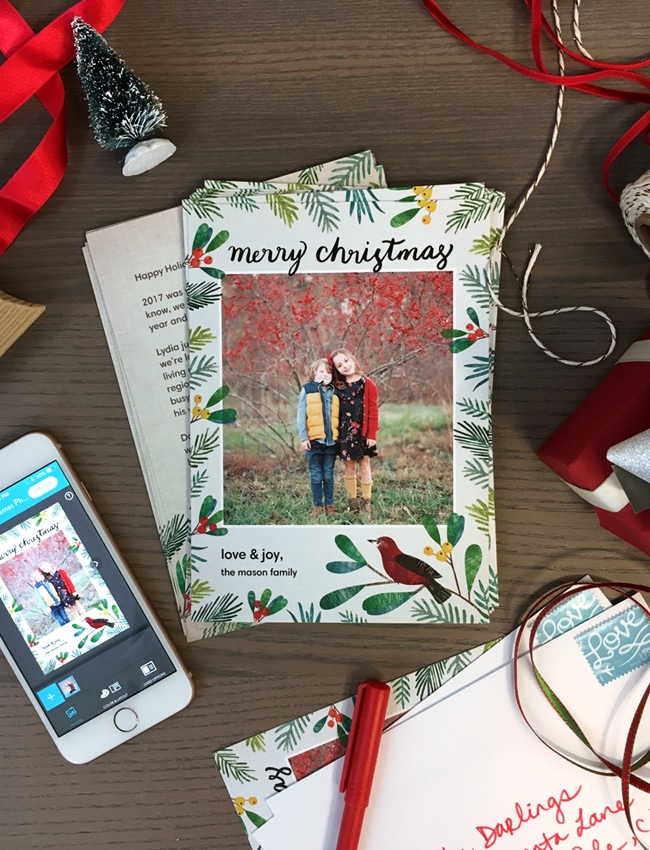 How to Add a Message to Your Personalised Christmas Cards on the Snapfish App