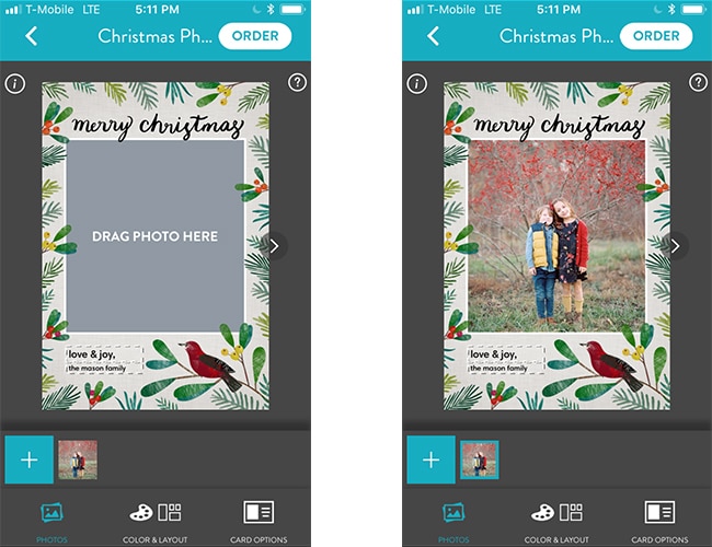 How to Add a Message to Your Personalised Christmas Cards on the Snapfish App