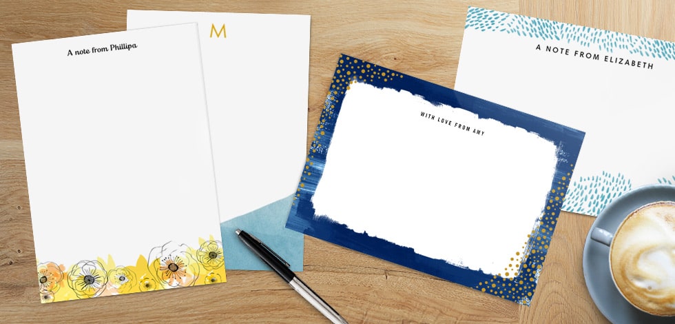 New! Personalised Stationery designs New! Personalised Stationery designs