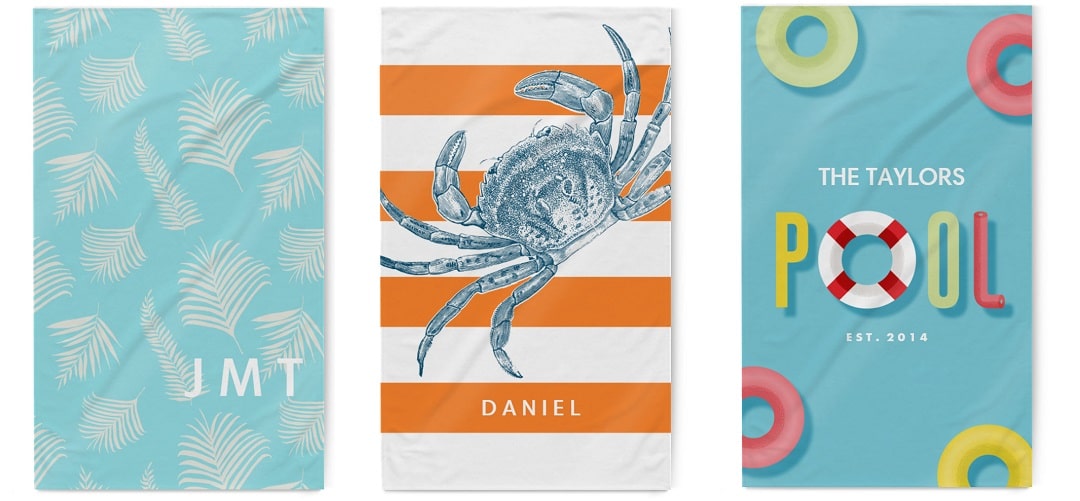 NEW Personalised Beach Towels - The Summer Essential!