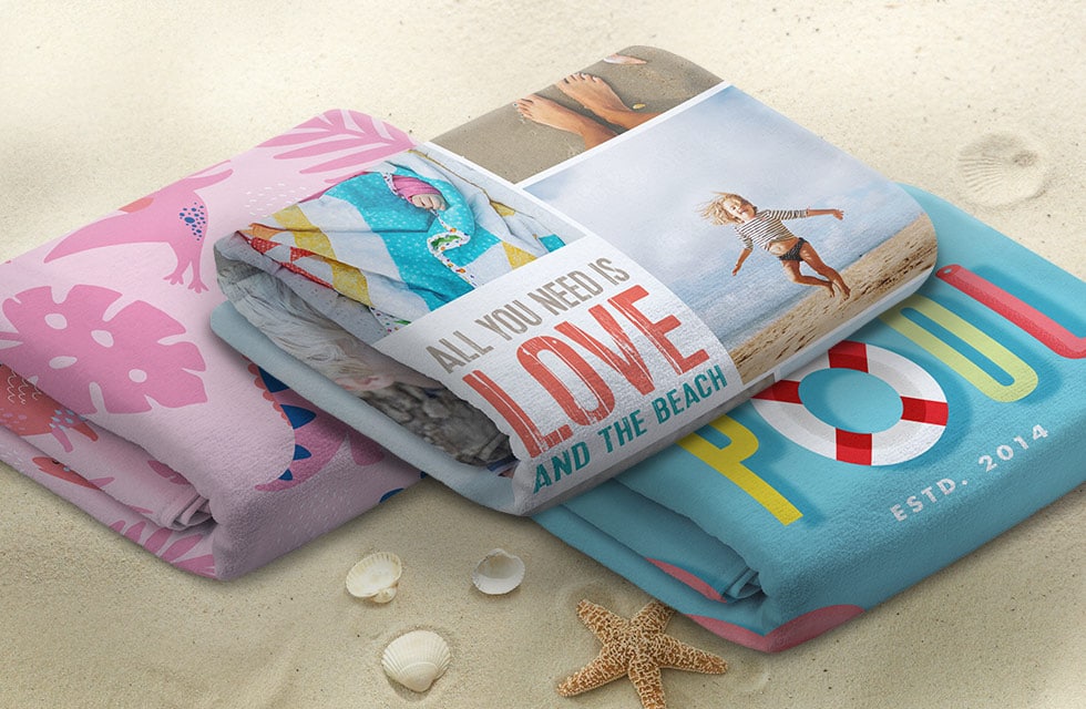 NEW Personalised Beach Towels - The Summer Essential!