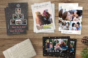 Sign off 2018 with Personalised Thank You Cards