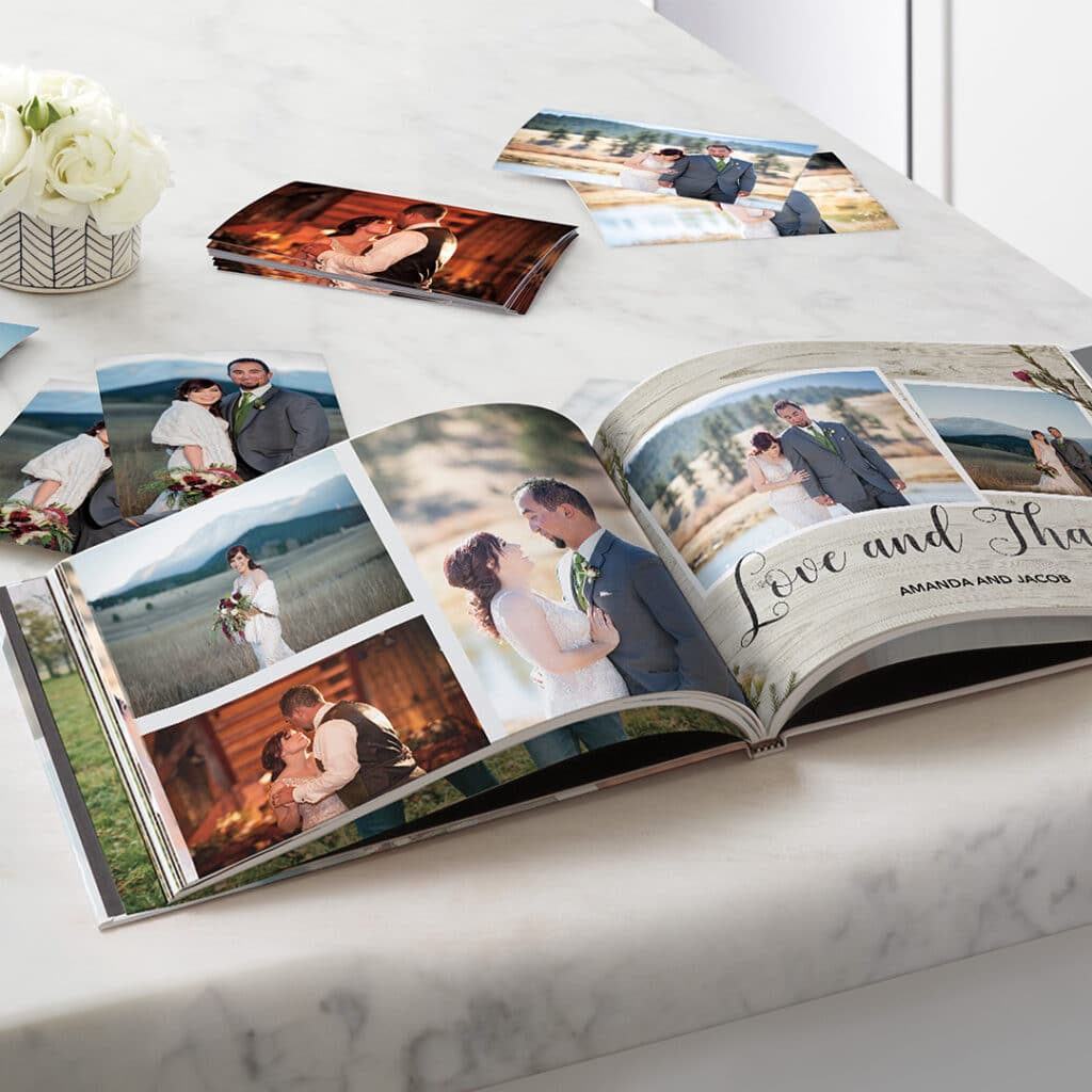Create a beautiful wedding photo book