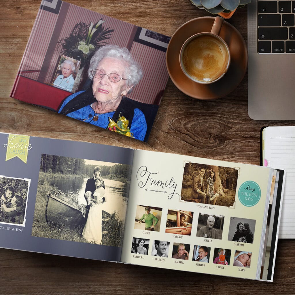 family history photo books