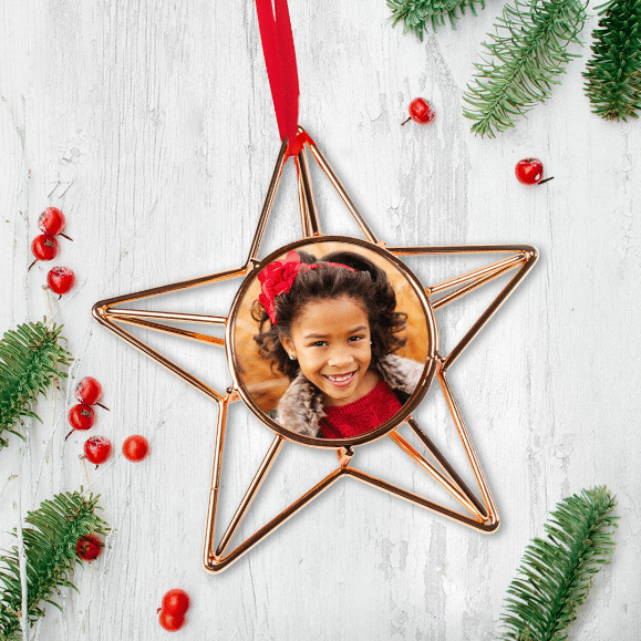 Copper Wire Star Ornament