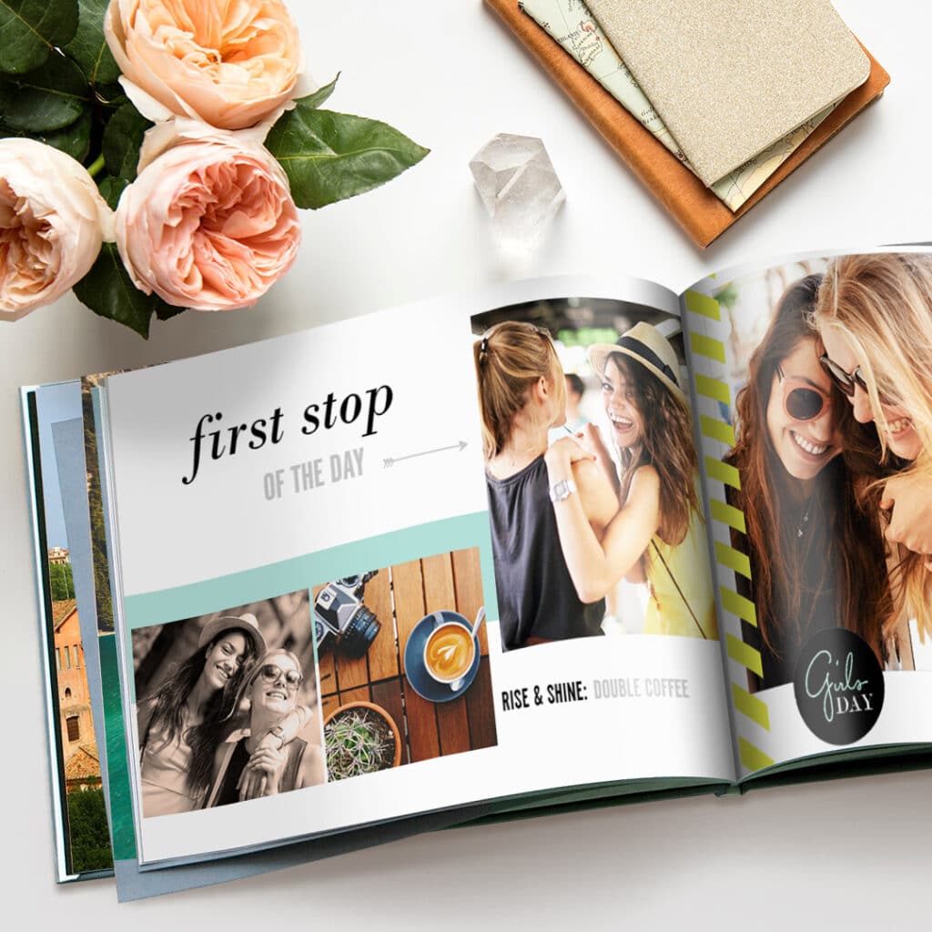 Photo books are fully customizable and are made up of digitally printed photos