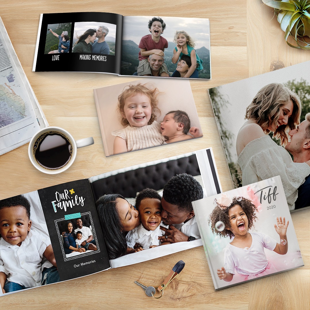Photo Books are digitally photo albums your create online.