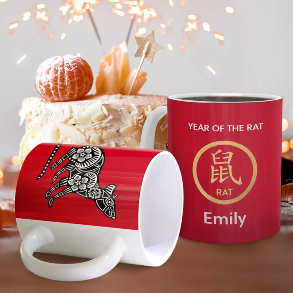 2020 is the Year of the Rat. Why not create a unique Chinese New Year Zodiac Photo Mug for your loved ones?