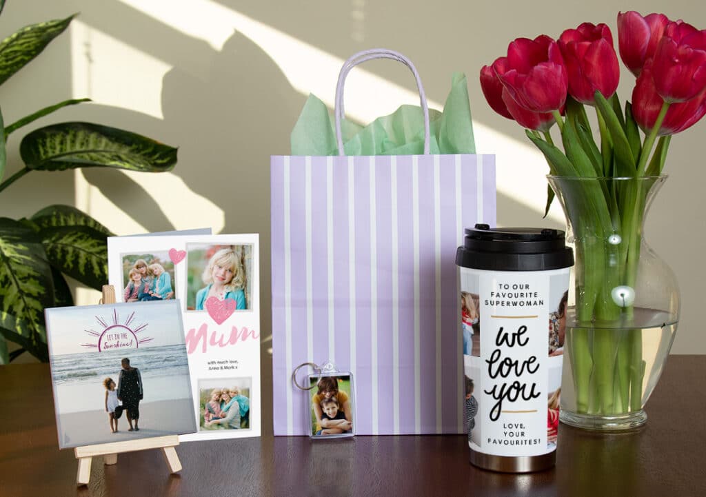 Assortment of Mother's Day gifts