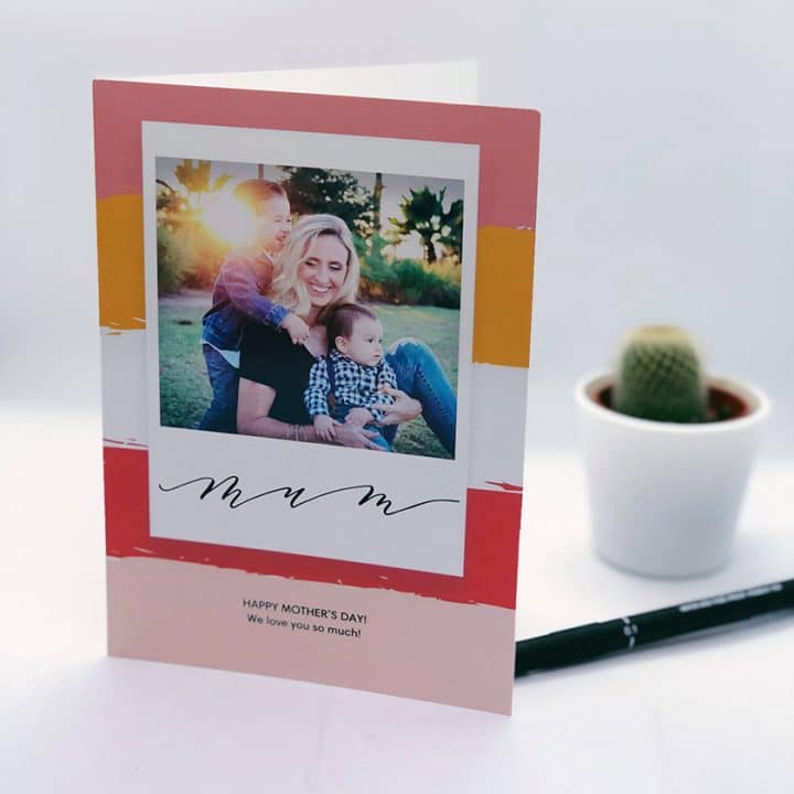 Polaroid Pop - personalised cards for Mum