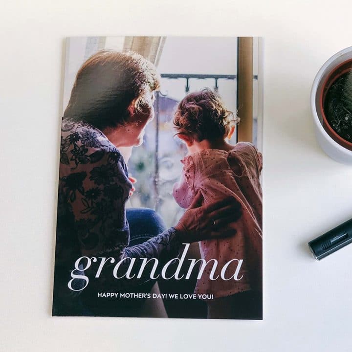 For Grandma - Personalized Mother's Day Card