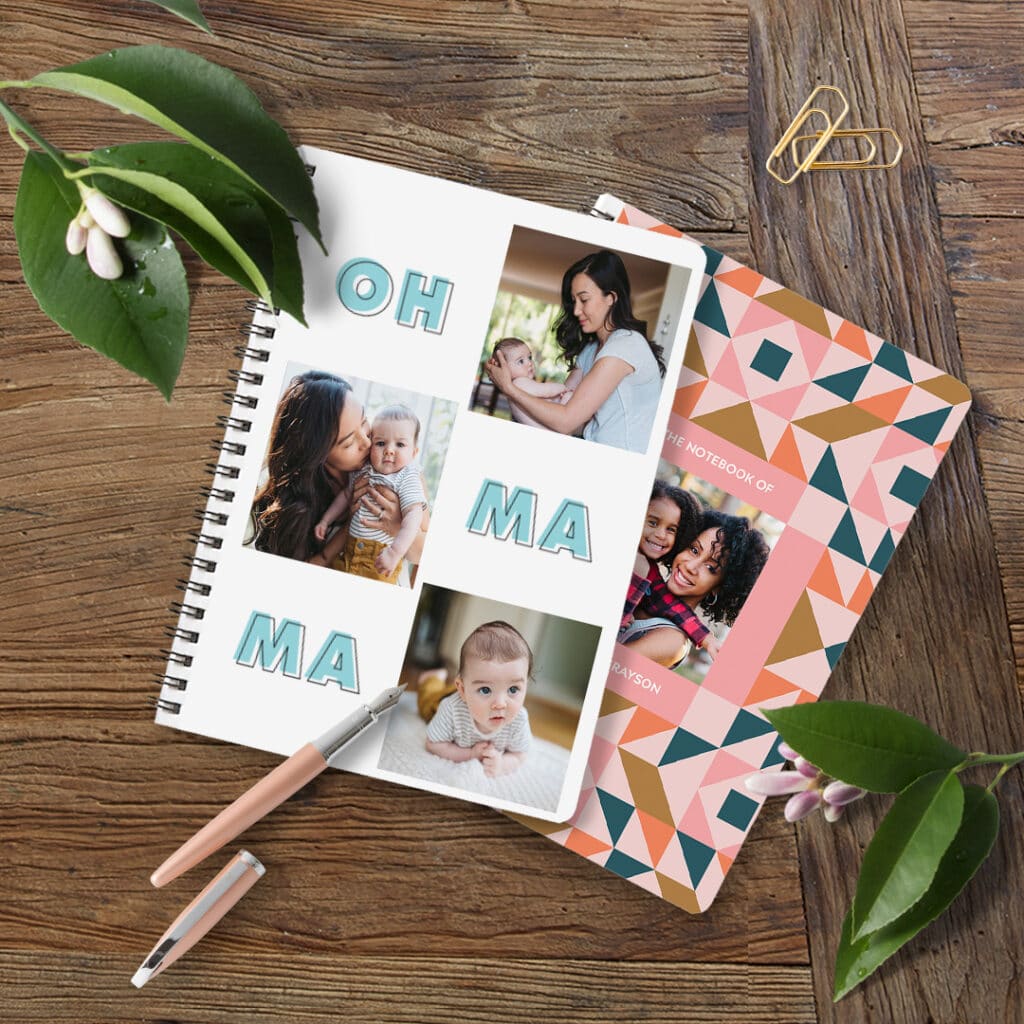 Mother's Day cards on a table