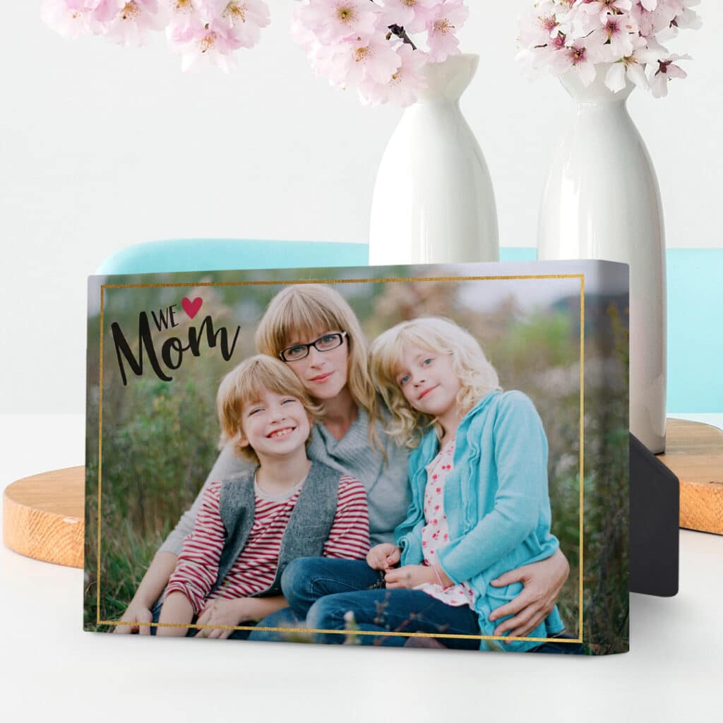 Perfect free-standing photo canvas print