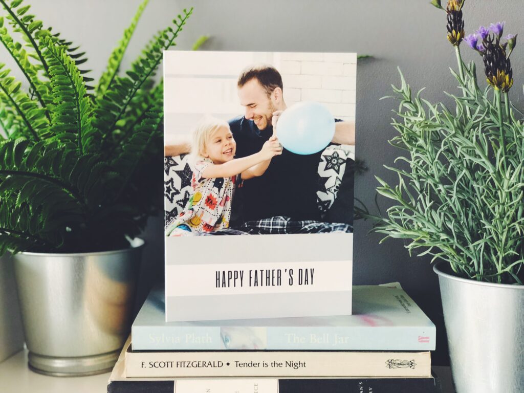 Simple Father's Day photo card