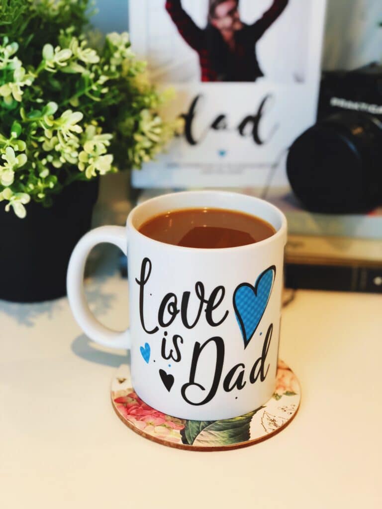 Mug with Father's Day graphic