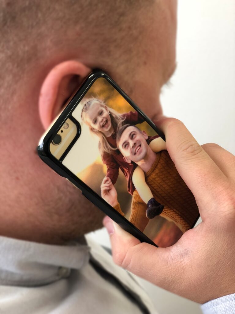 Customized phone case with photo