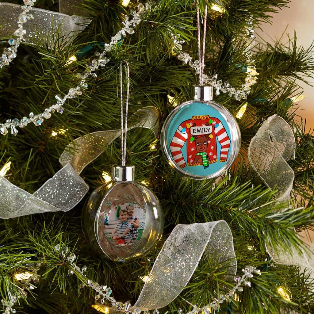 Photo ornaments to trim your tree with personality! Snapfish UK