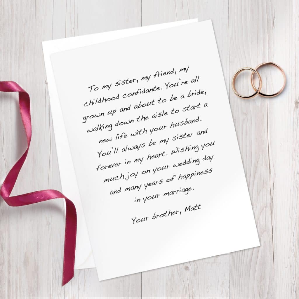 How To Write The Perfect Wedding Card Message Snapfish UK