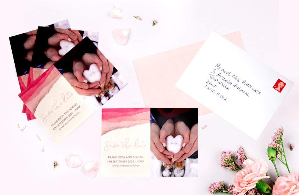 Save the Date Card "Quartz"