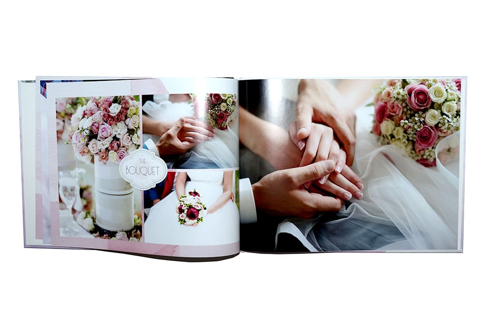 Keep wedding memories fresh with a digitally printed wedding photo album