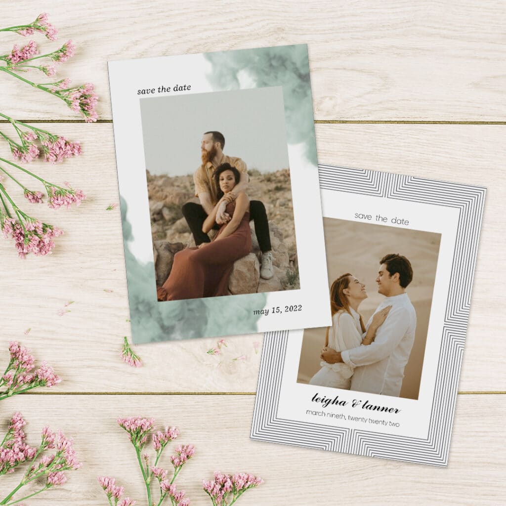 Design Wedding Announcements To Match Wedding Destination Theme