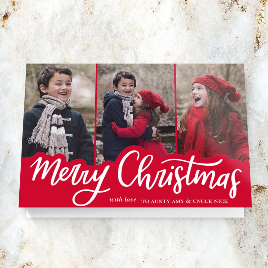 Christmas Letters Christmas card design - perfect for sending one-of-a-kind cards printed with your photos