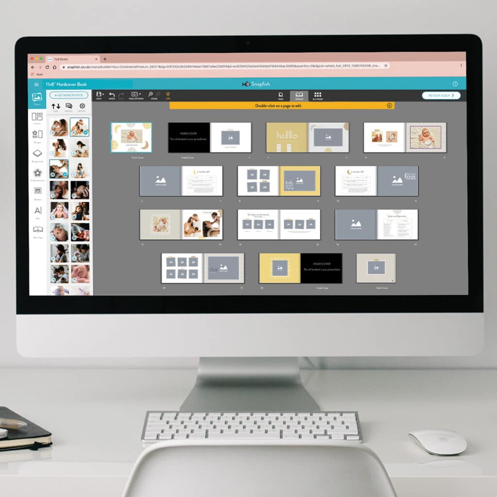 Easy to use page organisational layouts
