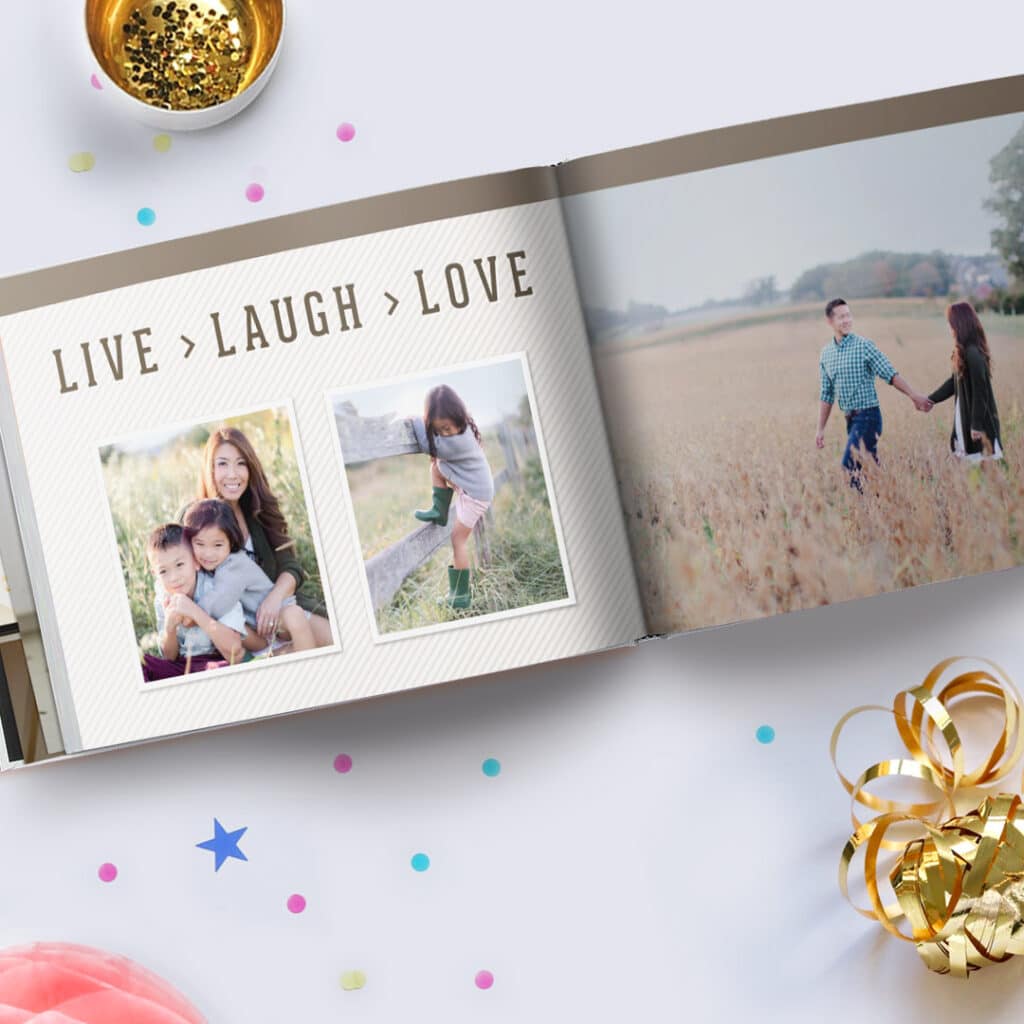 Print picture books of your birthday photos