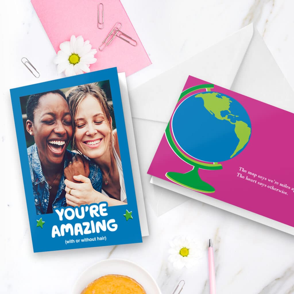 Create positive custom cards of support with Snapfish & Macmillan