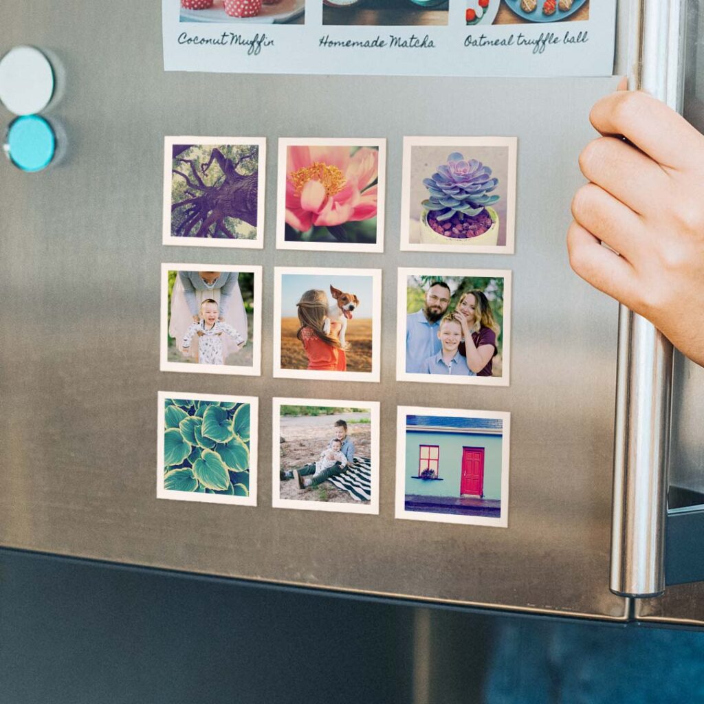 Make custom fridge art with photo magnet sets from Snapfish
