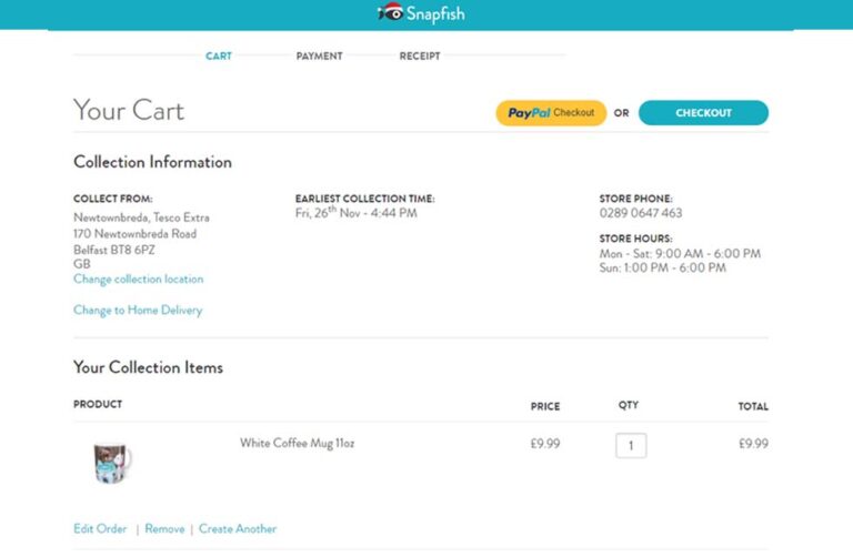 Order online with Snapfish. Collect in person locally in as little as
