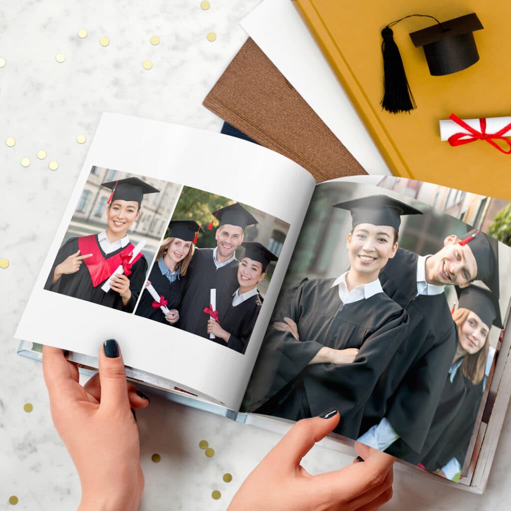 Create graduation photo books with Snapfish