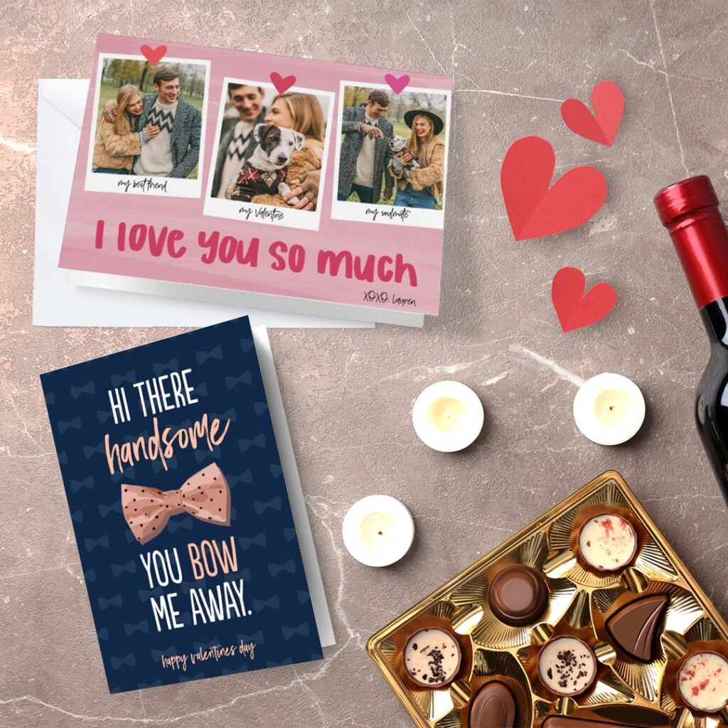 Create unique Valentine's Day cards with photos on Snapfish