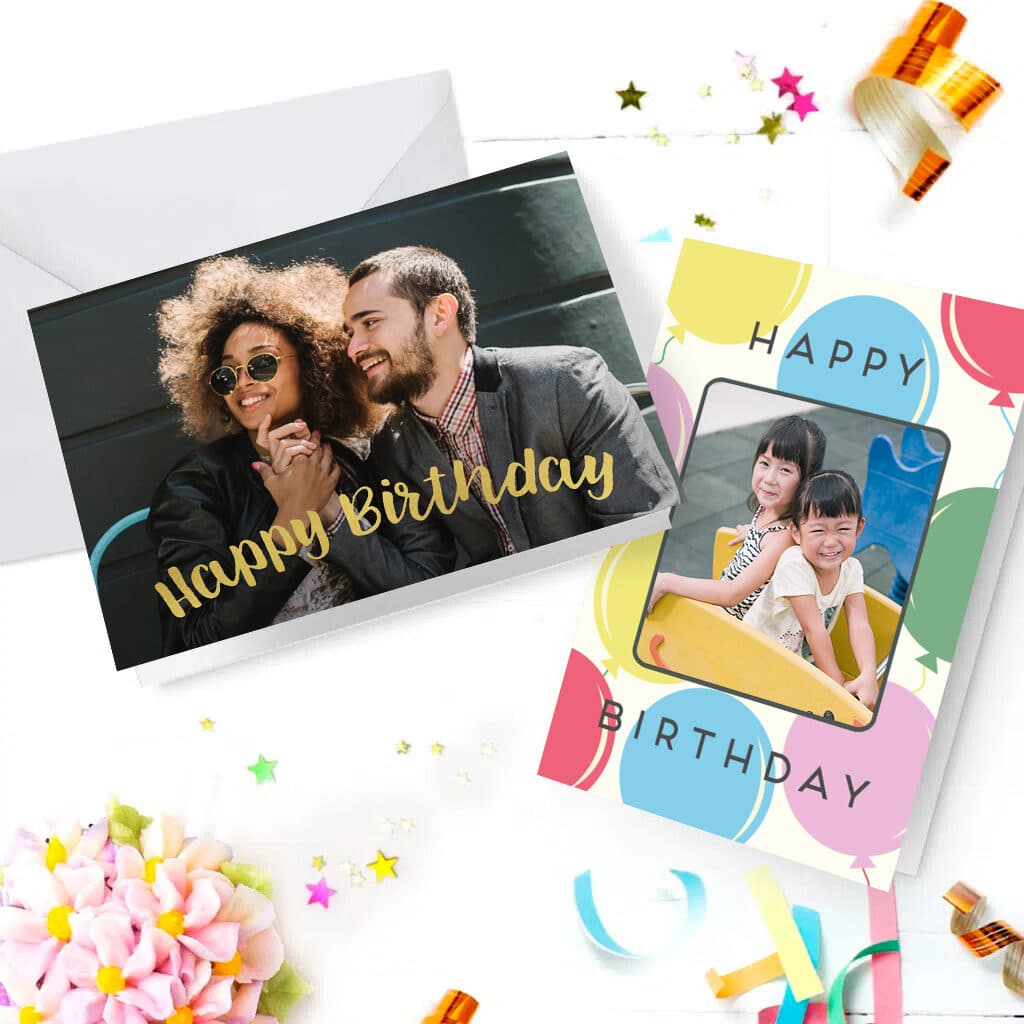 Create picture birthday cards with Snapfish in minutes