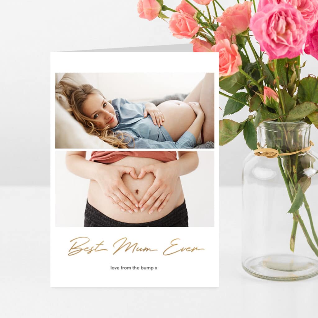 add photos to custom Mother's Day card designs and print with Snapfish