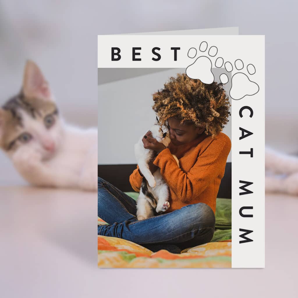 add photos to custom Mother's Day card designs and print with Snapfish