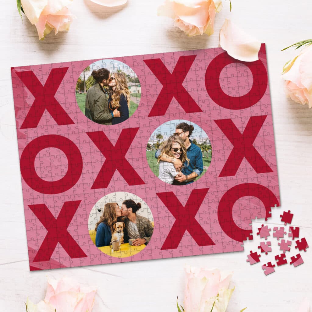 Hugs And Kisses With Photos On Snapfish Custom Jigsaw Puzzle